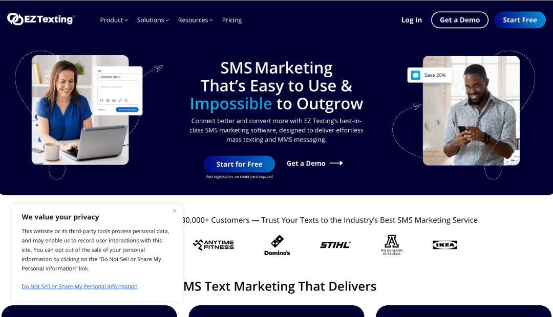 Boost Customer Engagement with EZ Texting  SMS Text Marketing