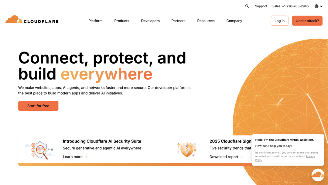 Cloudflare CDN for Website Security & Performance