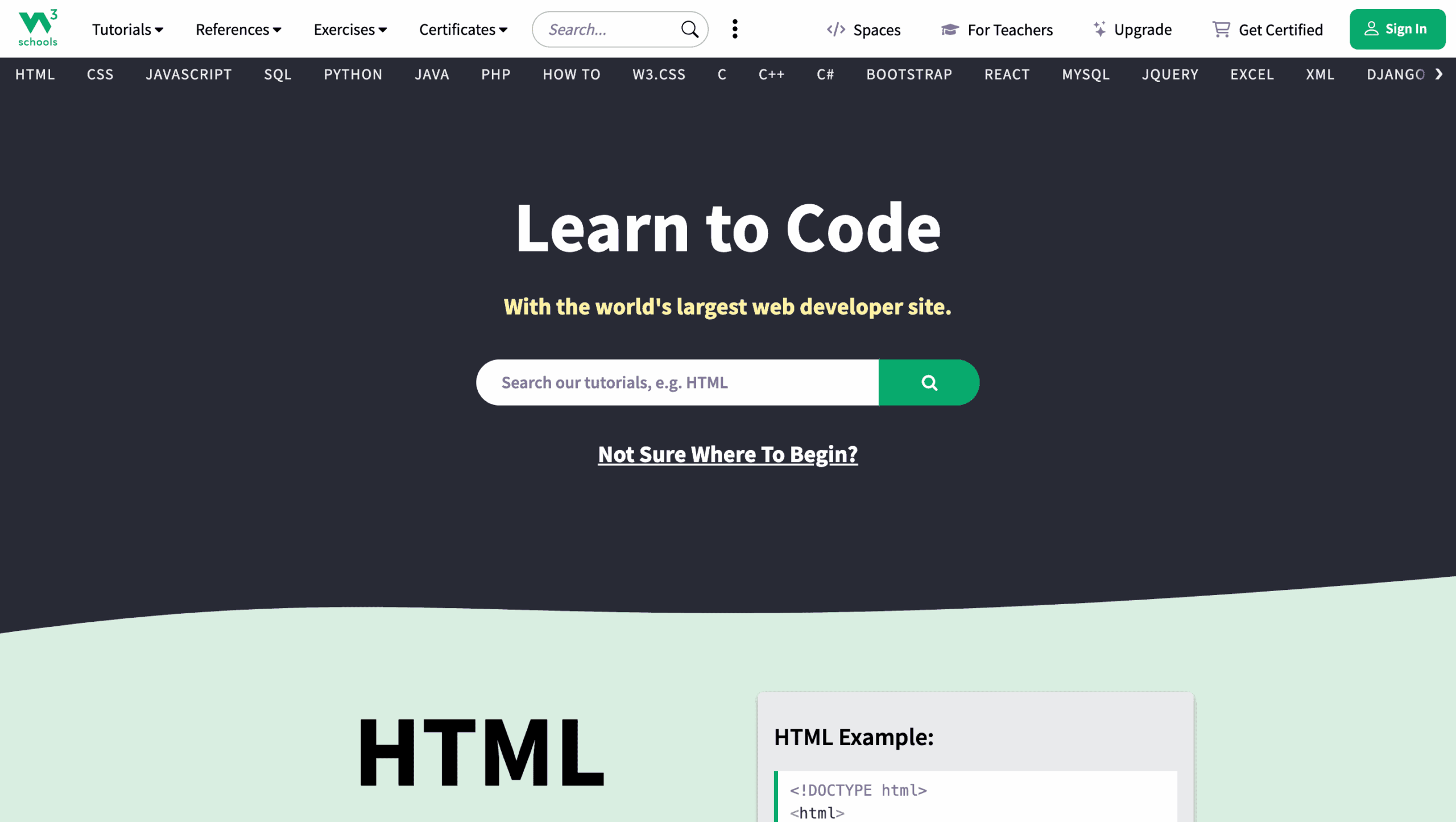 W3Schools: The Internet’s Most Popular Place to Learn Web Development (and it’s free!)