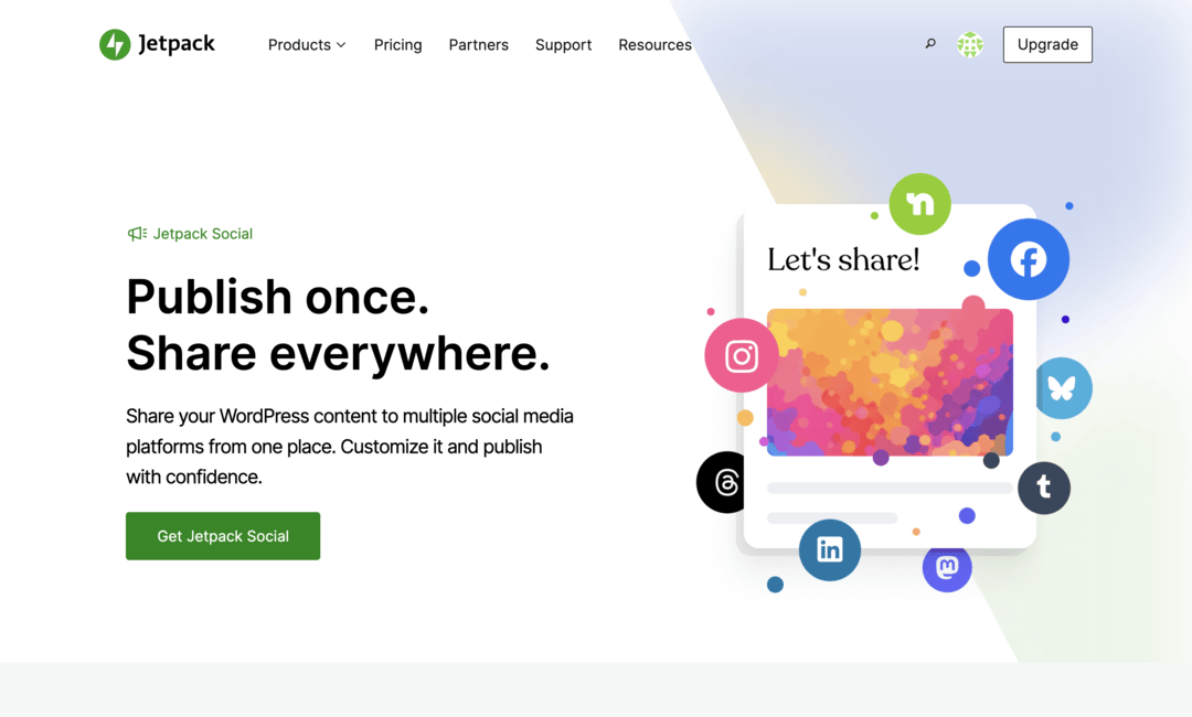 Add Social Sharing Buttons and Automate Blog Sharing with Jetpack Social for WordPress
