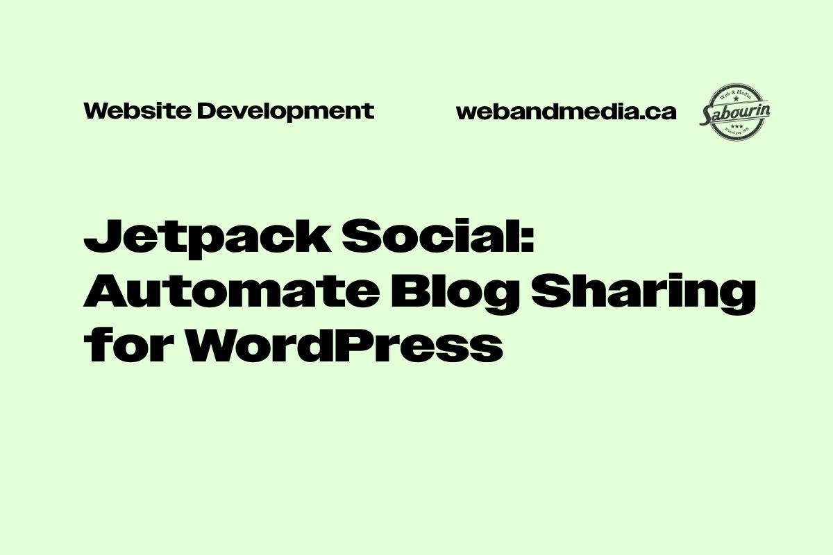 Automate Blog Sharing with Jetpack Social for WordPress